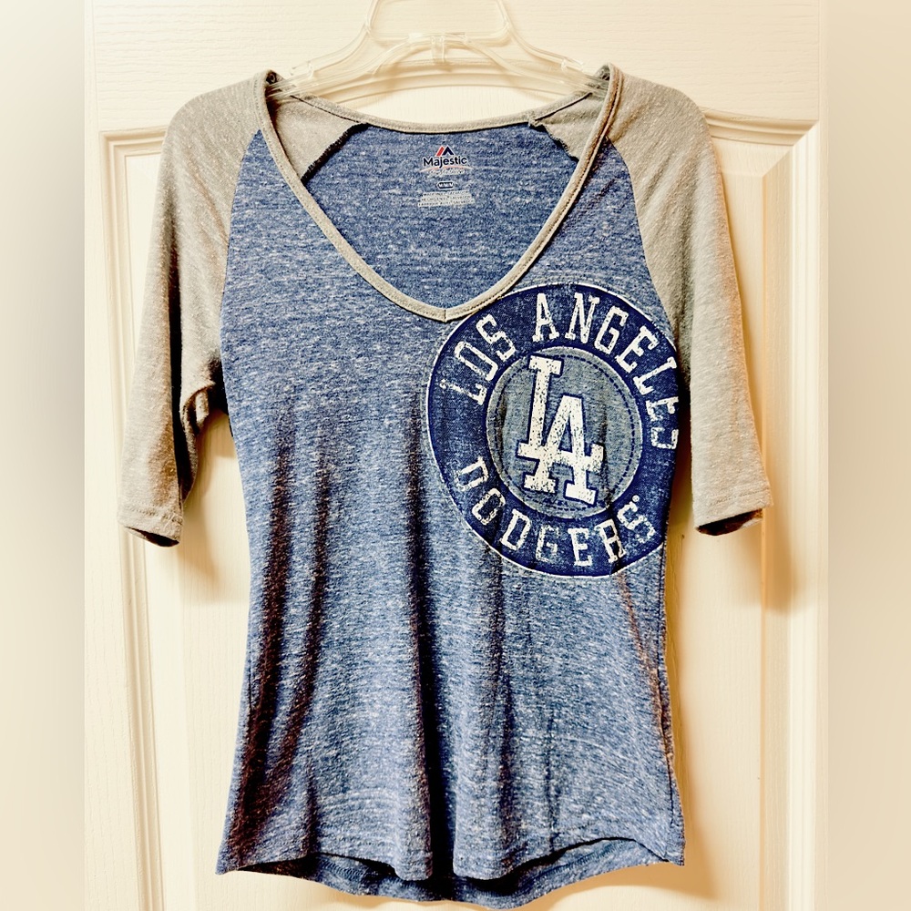 Dodgers Raglan Top